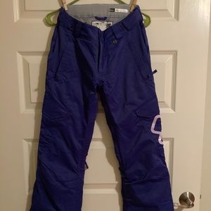 Women's Small Special Blend Snow Pants - Purple/Blue